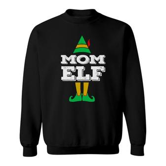 Holiday 365 Christmas Mom Elf Vintage Grandma Sweatshirt | Mazezy
