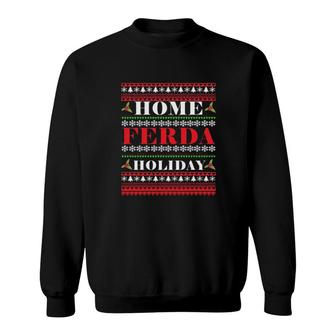 Home Ferda Holiday Ugly Christmas Sweatshirt | Mazezy