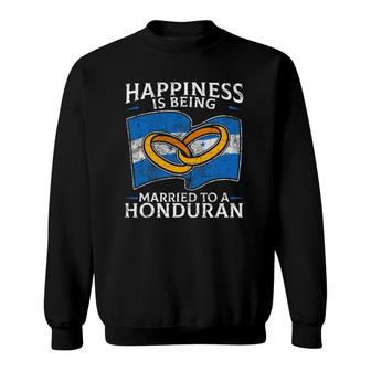 Honduran Marriage Honduras Married Heritage Flag Culture Sweatshirt | Mazezy