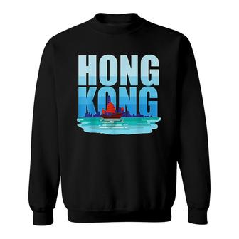 Hong Kong Hk Lover Boat Sailor Sweatshirt - Thegiftio UK
