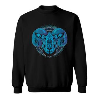 Horoscope Astrology Astrological Zodiac Sign Aries Sweatshirt | Mazezy