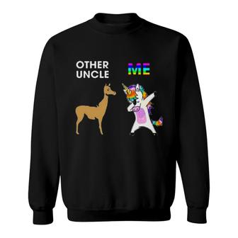 Horse And Unicorn Other Uncle Me Sweatshirt | Mazezy CA