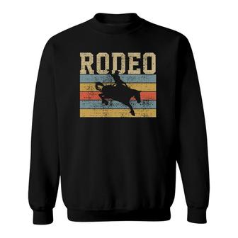 Horse Riding Retro Vintage Western Country Sweatshirt | Mazezy