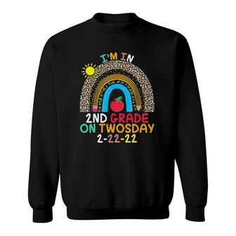 I Am In 2Nd Grade On Twosday Tuesday February 22Nd 22222 Ver2 Sweatshirt | Mazezy