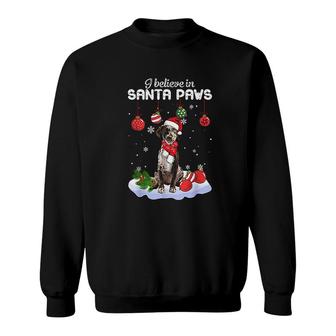 I Believe In Santa Paws Catahoula Leopard Gift Sweatshirt | Mazezy