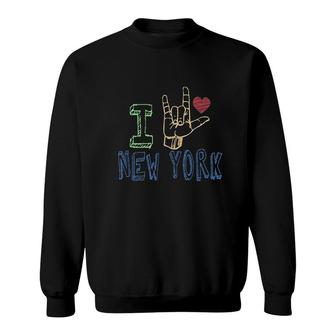 I Do Love New York For New York Lovers Sweatshirt - Thegiftio UK