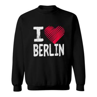 I Love Berlin Germany Sweatshirt | Mazezy
