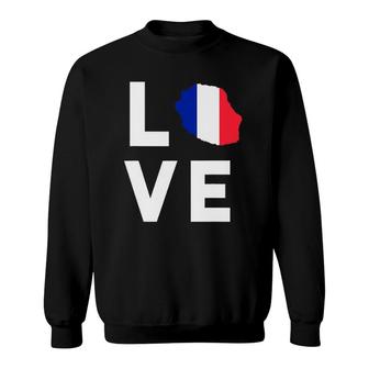 I Love France Paris Souvenir French Lover Gifts Sweatshirt | Mazezy