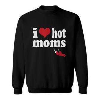 I Love Moms Heart Sweatshirt | Mazezy CA