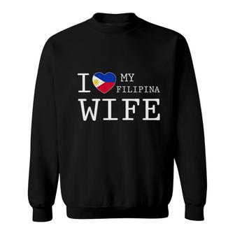 I Love My Filipina Wife Sweatshirt | Mazezy