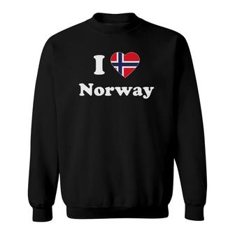 I Love Norway I Heart Norway Norwegian Sweatshirt | Mazezy