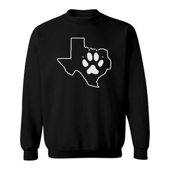 I Love Rescue Dogs Texas Rescue Dog Dad Mom Grandpa Sweatshirt | Mazezy