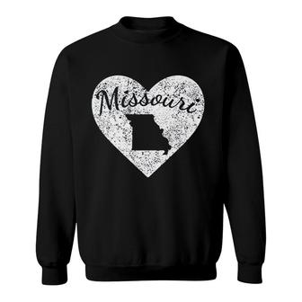 I Love State Heart Sweatshirt | Mazezy
