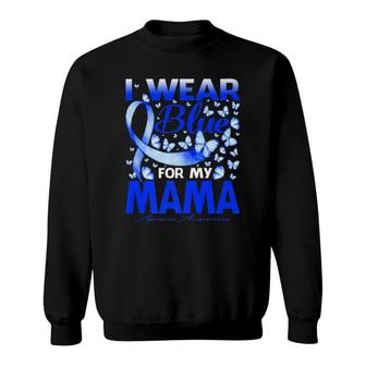 I Wear Bule For My Mama Apraxia Awareness Sweatshirt | Mazezy