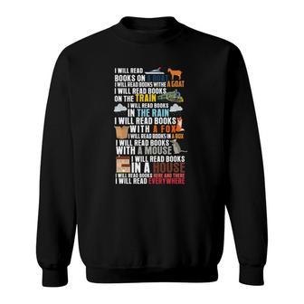 I Will Read Books On A Boat Reading Everywhere Reading Sweatshirt | Mazezy