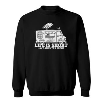Ice Cream Truck Gift Ice Cream Man Driver Sweatshirt | Mazezy