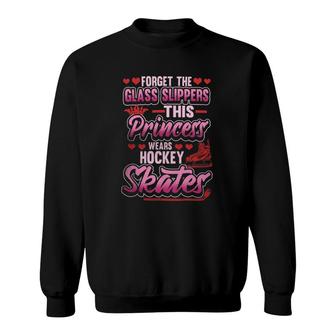 Ice Hockey Princess Saying Girl Sport49 Hockey Lover Sweatshirt | Mazezy