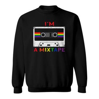 Im A Mixtape Gay Pride Rainbow Flag Lgbtq Retro Lgbt Gift Sweatshirt