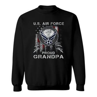 I'm A Proud Air Force Grandpa Sweatshirt | Mazezy