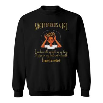 I'm A Sagittarius Girl Birthday For Women Sweatshirt | Mazezy