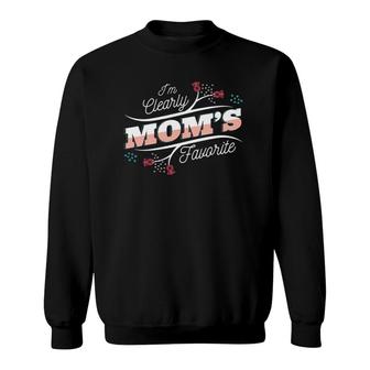 I'm Clearly Mom's Favorite, Favorite Child And Favorite Son Sweatshirt | Mazezy