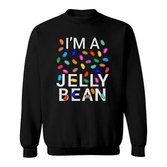 I'm Jelly Bean Halloween Candy Costume Sweatshirt | Mazezy
