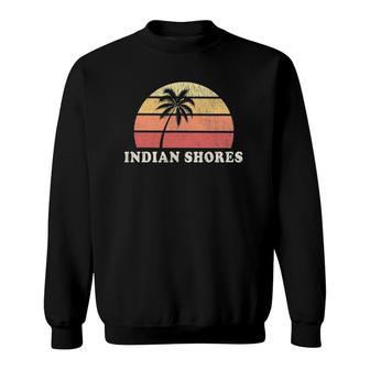 Indian Shores Fl Vintage 70S Retro Throwback Design Sweatshirt | Mazezy DE