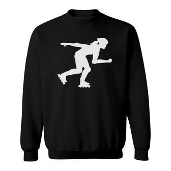 Inline Skating Girl Men Women Gift Sweatshirt | Mazezy