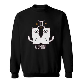 Instant Message Cute Gemini Sweatshirt | Mazezy