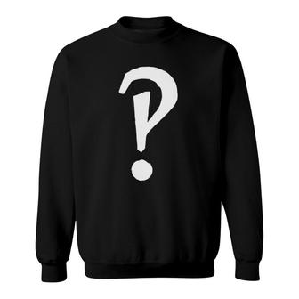 Interrobang Punctuation Question Mark Gift Sweatshirt | Mazezy AU