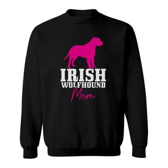 Irish Wolfhound Mom Dog Owner Irish Wolfhound Mama Sweatshirt | Mazezy