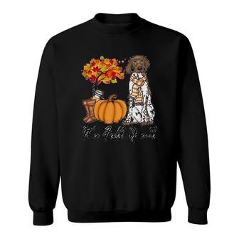 It Is Fall Yall German Shorthaired Pointer Gift Sweatshirt | Mazezy