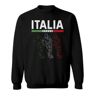 Italia 2022 Jersey Italian Flag 3 Italians Sweatshirt - Thegiftio UK