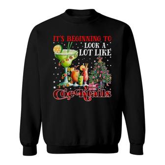 It's Beginning To Look A Lot Like Cocktails Sweatshirt | Mazezy