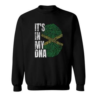 Its In My Dna Jamaican Flag Jamaica Sweatshirt | Mazezy