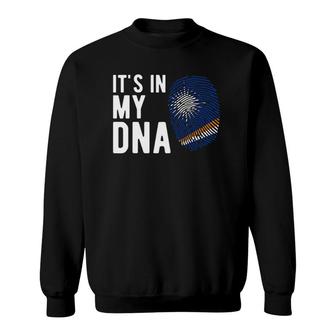 It's In My Dna Marshall Islands Flag Marshallese Gift Sweatshirt | Mazezy
