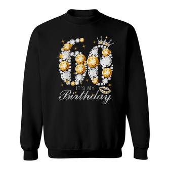 It's My 60Th Birthday Queen 60 Years Old Shoes Crown Diamond Sweatshirt - Seseable