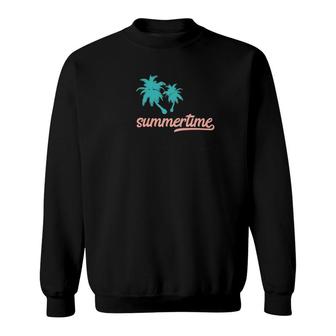 It's Summertime And Living Is Easy Sweatshirt | Mazezy