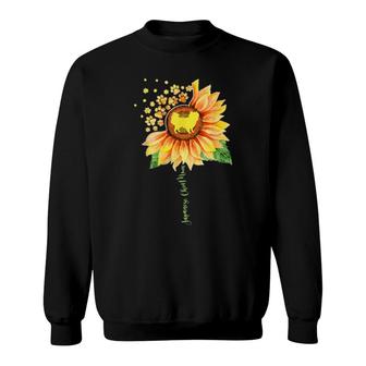Japanese Chin Mom Sunflower For Japanese Chin Sweatshirt | Mazezy