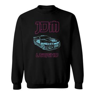 Jdm Legend Japanese Street Racing Car Drifting Automotive Sweatshirt | Mazezy