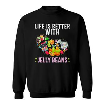 Jelly Bean Sugar Candy Fruity Sweatshirt - Thegiftio