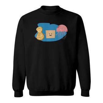 Jellyfish - Peanut Butter And Jelly Sweatshirt | Mazezy