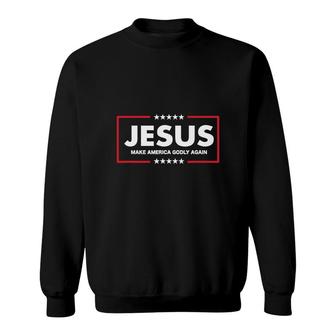 Jesus Make America Godly Again Sweatshirt - Thegiftio