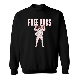 Jiu Jitsu For Women Free Hugs Sweatshirt | Mazezy AU