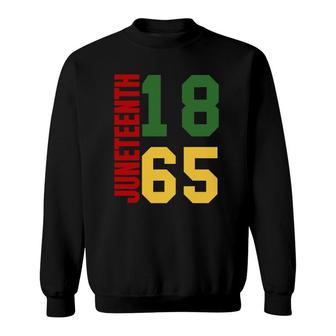 Juneteenth For Black Proud African American Sweatshirt | Mazezy
