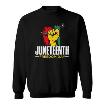 Juneteenth On June 19Th Black Freedom Sweatshirt | Mazezy