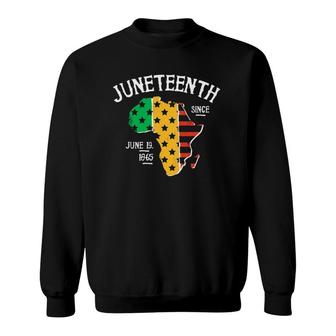 Juneteenth Since 1865 African American Sweatshirt | Mazezy