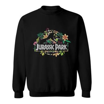 Jurassic Floral Tropical Fossil Sweatshirt | Mazezy