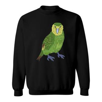Kakapo Parrot New Zealand Bird Owl Parrot Sweatshirt | Mazezy