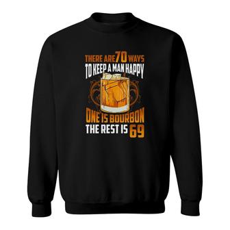 Keep A Man Happy Bourbon Sweatshirt | Mazezy
